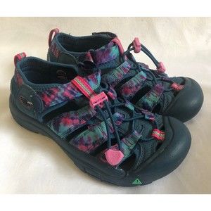 Keen Size 4 Kids' Newport H2 Sandal Navy Tie Dye